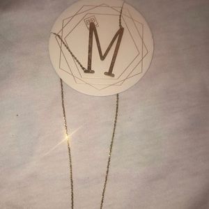 Letter M necklace!